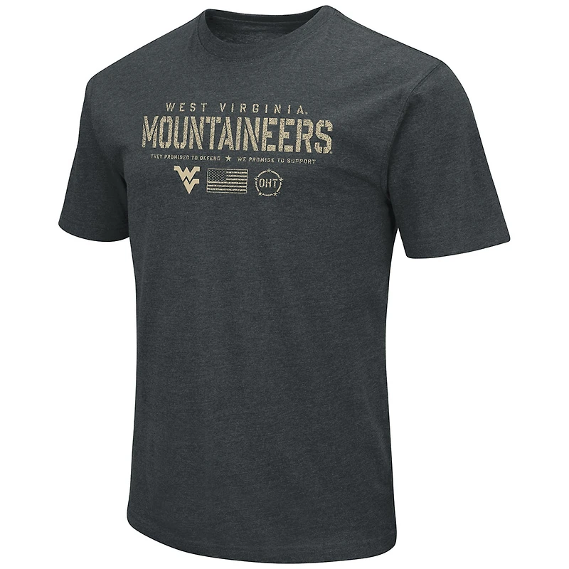 CO3 WVU NOIR HOMME OHT MILITAIRE APPRÉCIATION DRAPEAU 2.0 SS TEE TEEMENSCR