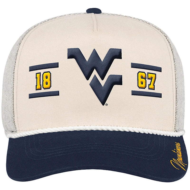 Men's Colosseum  Natural West Virginia Mountaineers Frank Podium Adjustable Hat