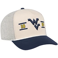 Casquette ajustable Frank Podium pour homme Colosseum Natural West Virginia Mountaineers