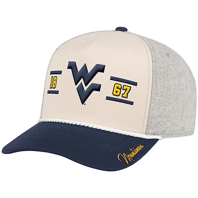 Men's Colosseum  Natural West Virginia Mountaineers Frank Podium Adjustable Hat