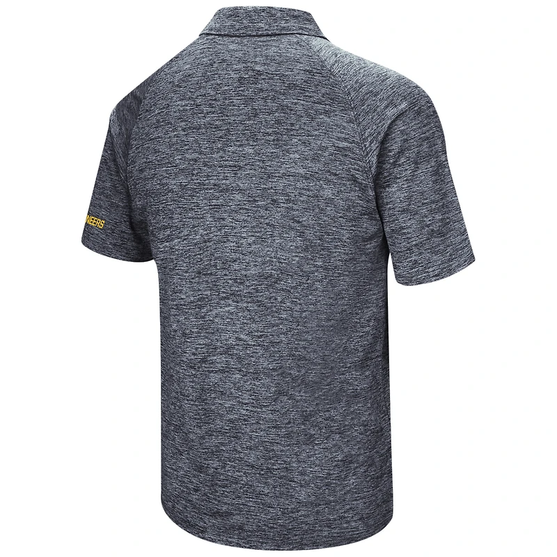 Men's Colosseum Navy West Virginia Mountaineers Big & Tall Down Swing Polo