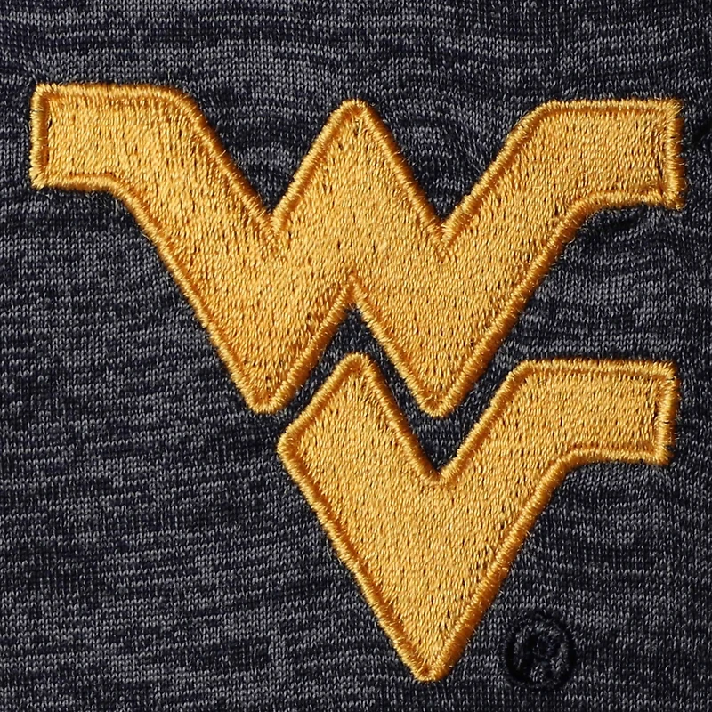 Men's Colosseum Navy West Virginia Mountaineers Big & Tall Down Swing Polo