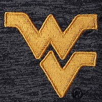 Men's Colosseum Navy West Virginia Mountaineers Big & Tall Down Swing Polo