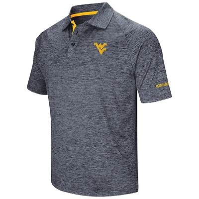 Polo Colosseum bleu marine West Virginia Mountaineers pour hommes, grandes tailles Down Swing