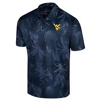 Polo Colosseum bleu marine West Virginia Mountaineers Big & Tall Palms pour hommes