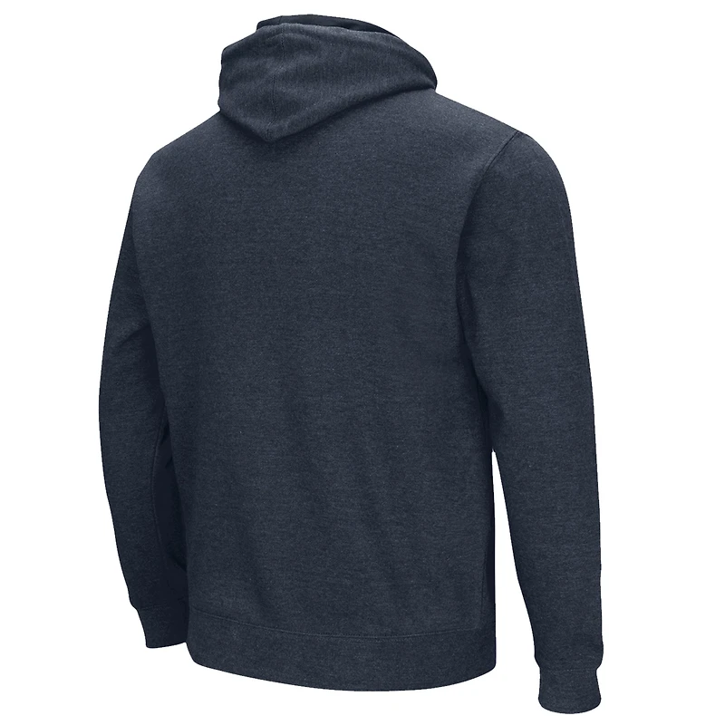 Men's Colosseum Navy West Virginia Mountaineers Fan Pullover Hoodie