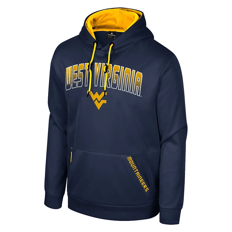 Sweat à capuche Colosseum Navy West Virginia Mountaineers Reese pour hommes