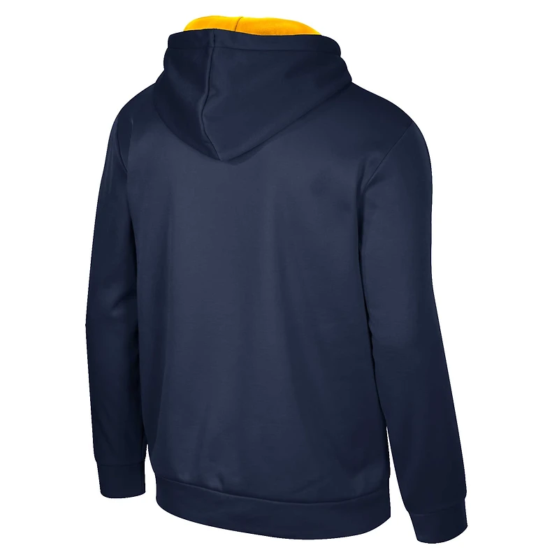 Sweat à capuche Colosseum Navy West Virginia Mountaineers Reese pour hommes