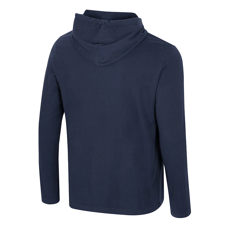 Men's Colosseum  Navy West Virginia Mountaineers Simoleans Washed Hoodie