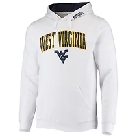 Chandail à capuchon Colosseum White West Virginia Mountaineers Arch & Logo 3.0 pour hommes