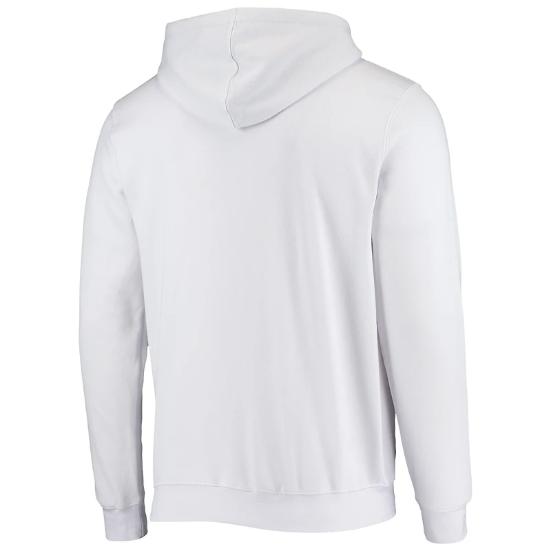 Chandail à capuchon Colosseum White West Virginia Mountaineers Arch & Logo 3.0 pour hommes