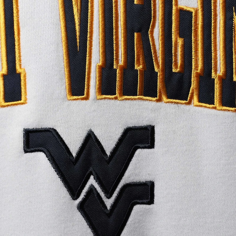 Chandail à capuchon Colosseum White West Virginia Mountaineers Arch & Logo 3.0 pour hommes