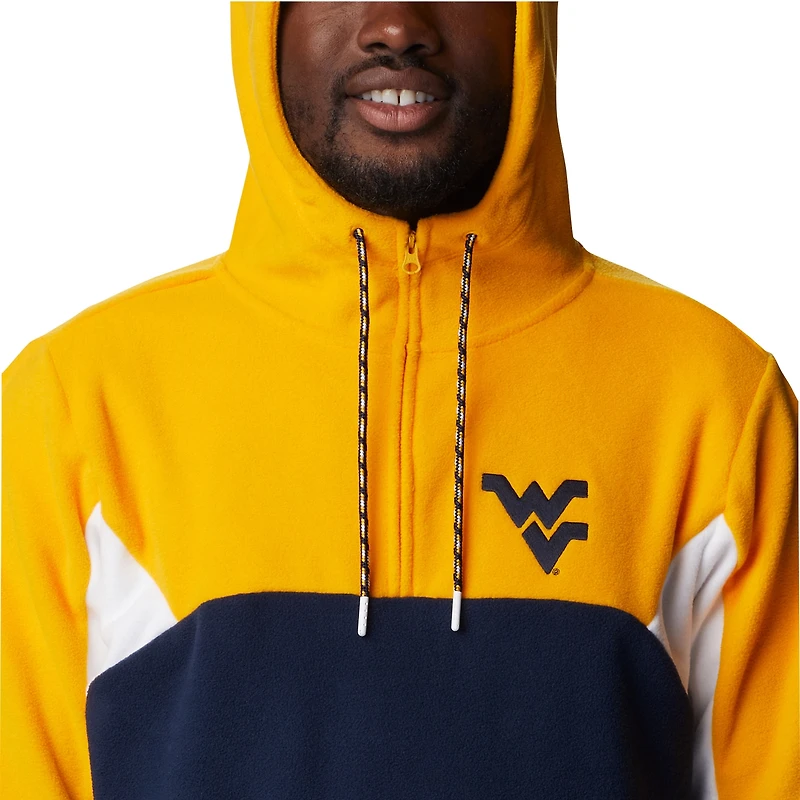 Chandail à capuchon quart de zip Columbia Navy Mountaineers Lodge pour hommes