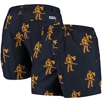Short hybride Columbia Navy West Virginia Mountaineers PFG Backcast II Omni-Shade pour homme