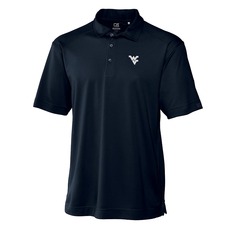 Polo DryTec Genre bleu marine pour homme, modèle Cutter & Buck, des West Virginia Mountaineers, grandes tailles