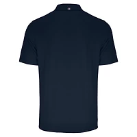 Men's Cutter & Buck Navy West Virginia Mountaineers Big Tall Forge Eco Stretch Recycled Polo