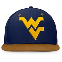 Casquette ajustée NoBo bleu marine/marron pour homme des West Virginia Mountaineers