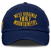 Men's Fanatics Navy West Virginia Mountaineers Archer Adjustable Hat