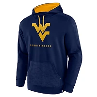 Sweat à capuche Fanatics Navy West Virginia Mountaineers Defender pour hommes