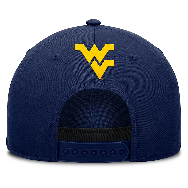 Men's Fanatics Navy West Virginia Mountaineers Foul Ball Rope Adjustable Hat