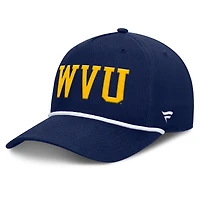 Men's Fanatics Navy West Virginia Mountaineers Foul Ball Rope Adjustable Hat