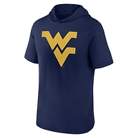 Men's Fanatics  Navy West Virginia Mountaineers Primary Logo Hoodie T-Shirt