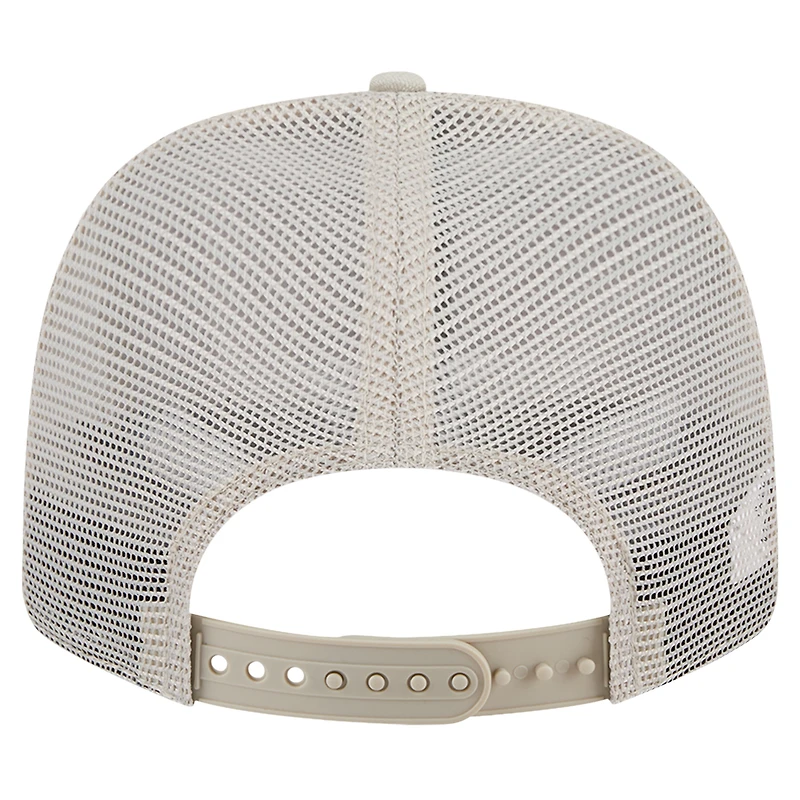 Casquette ajustable extensible à boutons-pression 9SEVENTY en toile naturelle West Virginia Mountaineers New Era pour homme