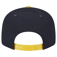 Men's New Era Navy/Gold West Virginia Mountaineers Two-Tone 9FIFTY Snapback Hat
