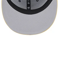 Men's New Era Navy/Gold West Virginia Mountaineers Two-Tone 9FIFTY Snapback Hat