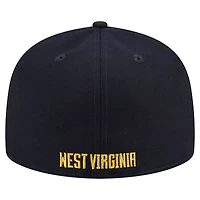 Men's New Era Navy West Virginia Mountaineers 59FIFTY Fitted Hat