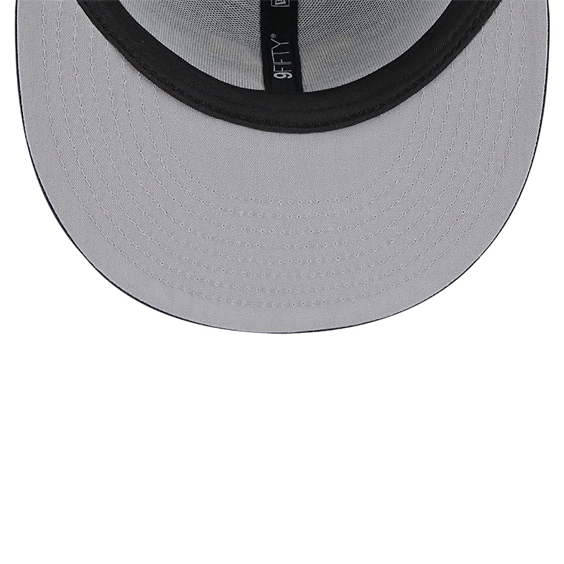 Men's New Era Navy West Virginia Mountaineers 9FIFTY Trucker Snapback Hat
