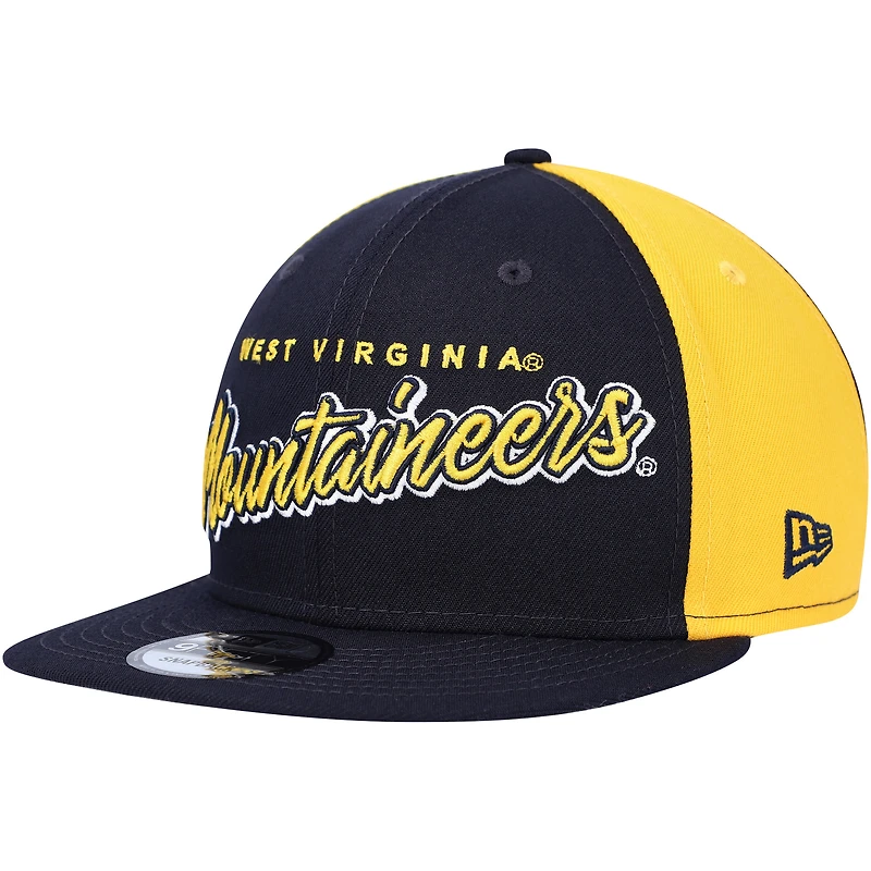 Casquette Snapback Outright 9FIFTY Mountaineers Outright New Era pour homme, bleu marine
