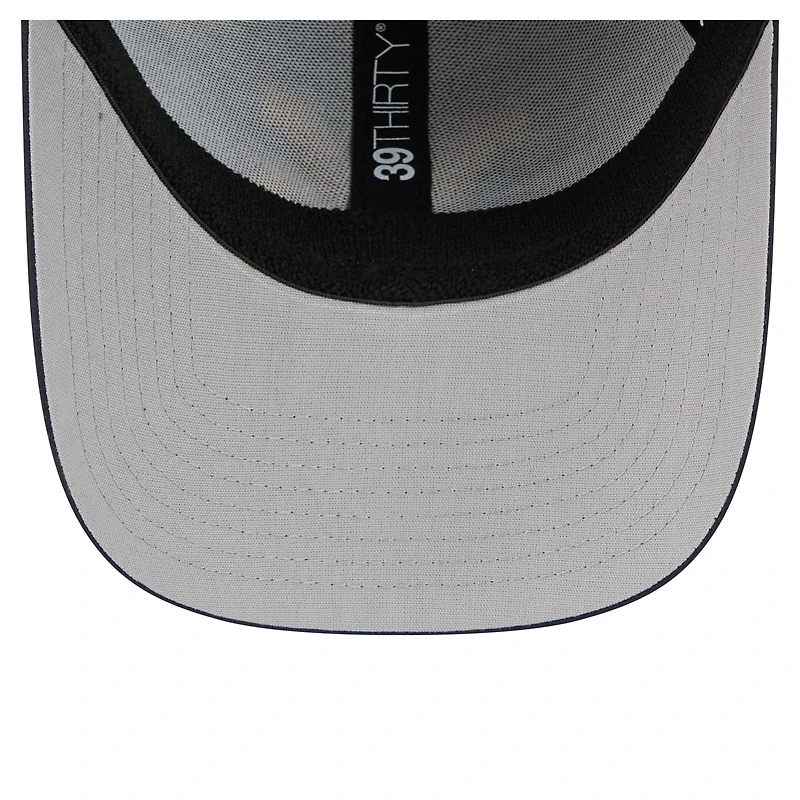Men's New Era Navy West Virginia Mountaineers Rope 39THIRTY Flex Hat