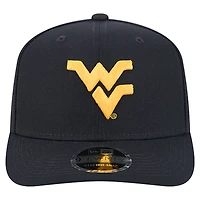 Casquette ajustable 9SEVENTY bleu marine des West Virginia Mountaineers de New Era pour homme