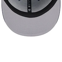 Men's New Era Navy West Virginia Mountaineers Team Script 9FIFTY Snapback Hat
