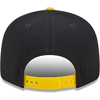 Men's New Era Navy West Virginia Mountaineers Two-Tone Vintage Wave 9FIFTY Snapback Hat