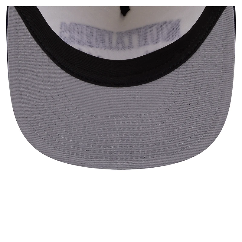 Casquette à visière plate blanche New Era West Virginia Mountaineers 9FIFTY pour homme