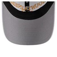 Casquette ajustable New Era blanche pour homme, modèle 9TWENTY, pour supporter des West Virginia Mountaineers