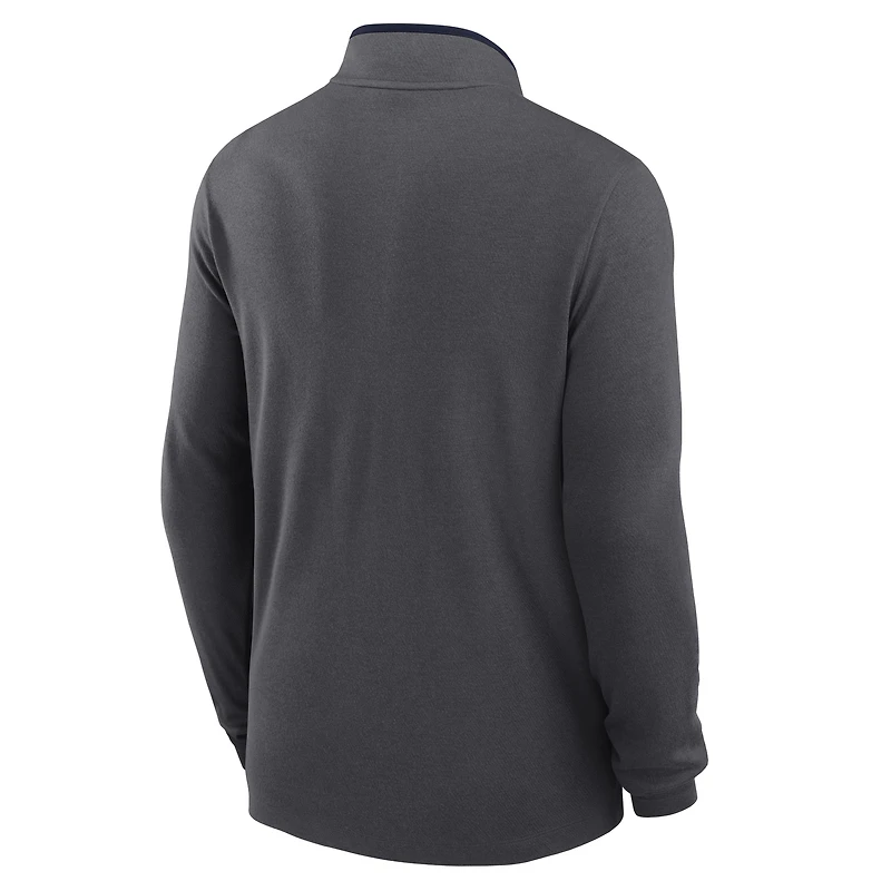 Men's Nike  Anthracite West Virginia Mountaineers Victory Performance Half-Zip Top