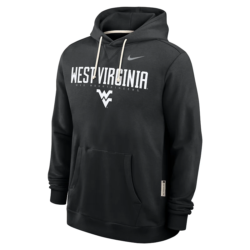 Men's Nike Black West Virginia Mountaineers 2025 Sideline Standard Issue Dri-FIT Hoodie