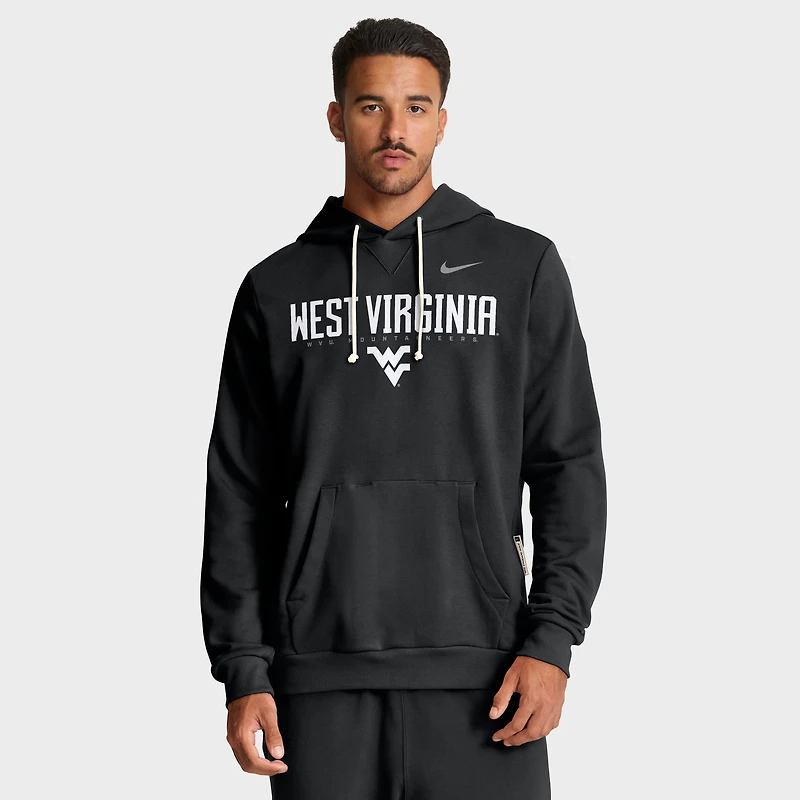 Sweat à capuche Nike Dri-FIT bleu marine des West Virginia Mountaineers 2025 pour homme