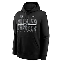 Men's Nike Black West Virginia Mountaineers Built on Bravery Club Fleece Hoodie