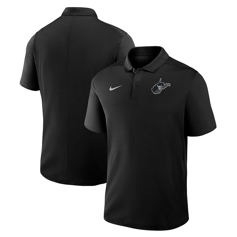 Men's Nike Black West Virginia Mountaineers Built on Bravery Victory Dri-FIT Polo