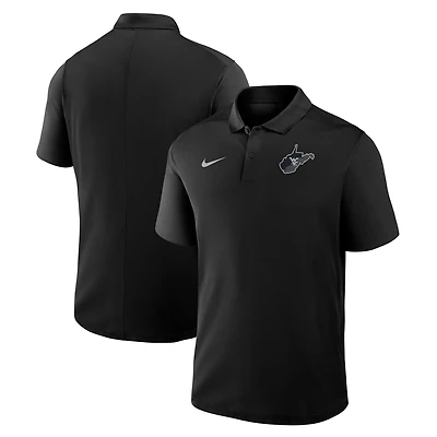 Men's Nike Black West Virginia Mountaineers Built on Bravery Victory Dri-FIT Polo