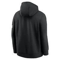 Sweat à capuche Nike noir West Virginia Mountaineers Club Fleece Fashion pour homme