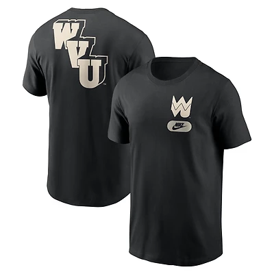 Men's Nike Black West Virginia Mountaineers Fashion T-Shirt