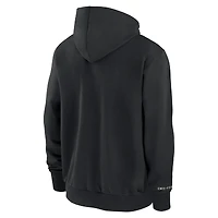 Men's Nike Black West Virginia Mountaineers On-Court Performance Full-Zip Hoodie