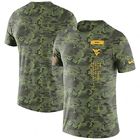 T-shirt militaire Nike West Virginia Mountaineers pour homme