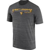 T-shirt Nike Performance Velocity Legend pour hommes, anthracite, West Virginia Mountaineers