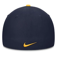 Men's Nike Gold/Navy West Virginia Mountaineers 2025 Sideline Rise Local Performance Flex Hat